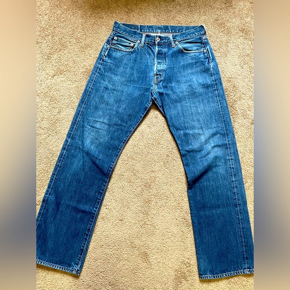 VINTAGE G-STAR RAW “SHORTCUT US FIRST” SELVEDGE DENIM 34x32 OG PAIR CRAZY RARE!! - Picture 2 of 16